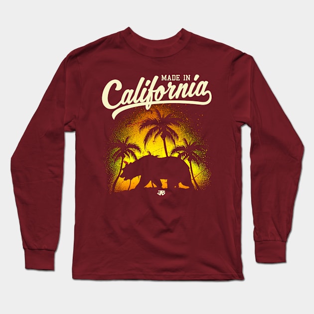 Made in California / Cali Bear Long Sleeve T-Shirt by NINE69